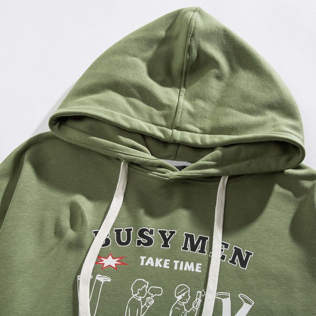 Foursome Cartoon Print Hoodie