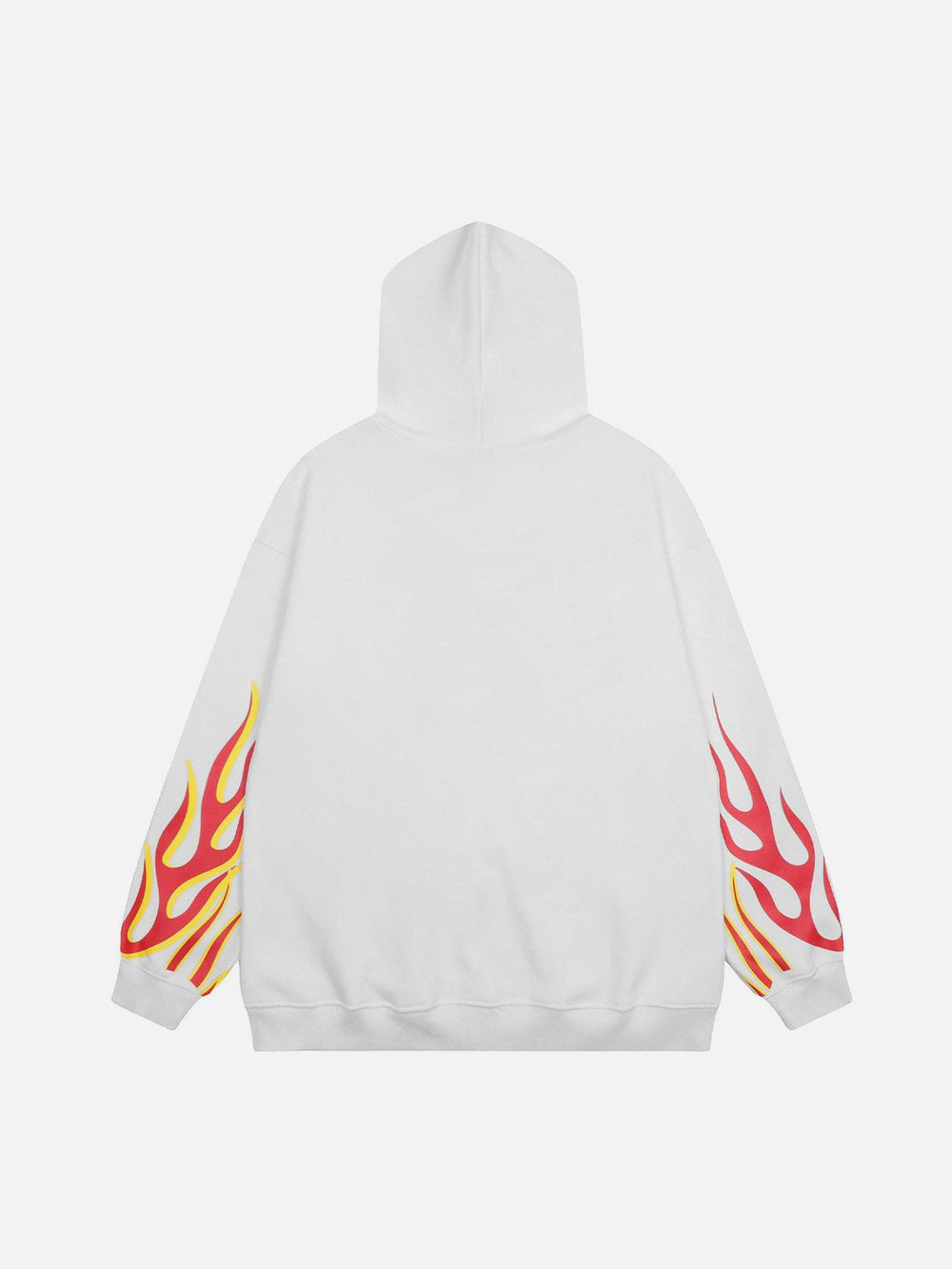 Flame Letters Foam Hoodie