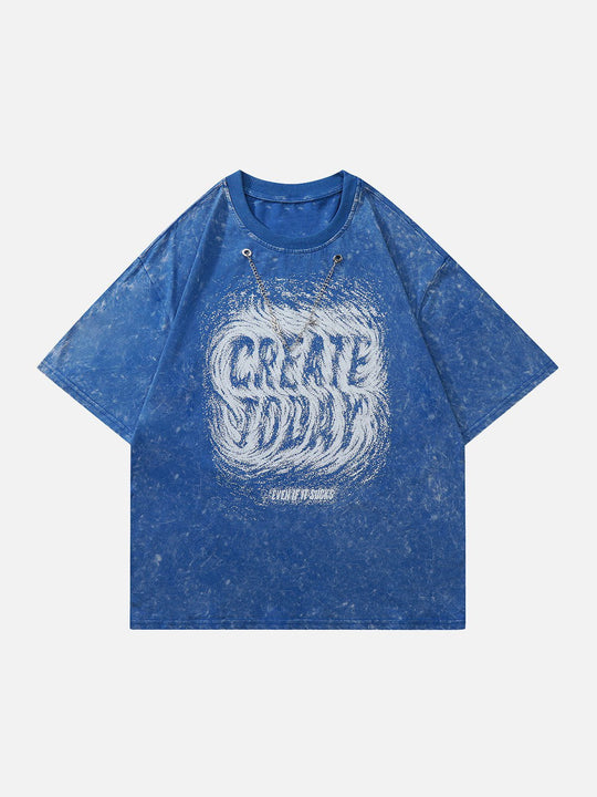 Create Today Necklace Washed Tee