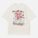 Flower-Embroidery-Tee-Streetwear-Fashion