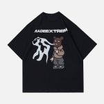 Pistol-Bear-Graphic-Tee-Streetwear-Fashion