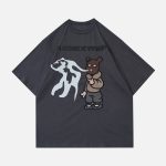 Pistol-Bear-Graphic-Tee-Streetwear-Fashion