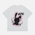 Rabbit-Foam-Print-Tee-Streetwear-Fashion