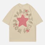 Star-Flame-Print-Tee-Streetwear-Fashion