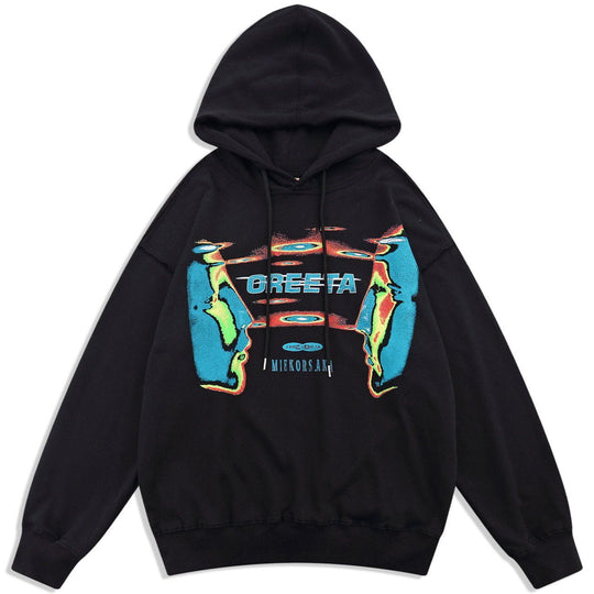 Thermal Face Print Hoodie