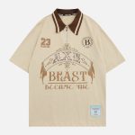 Vintage-Clashing-Polo-Collar-Tee-Streetwear-Fashion