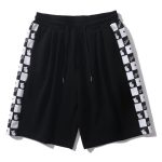 Bear-Heart-Print-Checkerboard-Shorts-Streetwear-Fashion