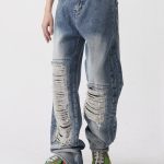 Broken-Holes-Washed-Grind-White-Jeans-Streetwear-Fashion