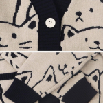 Cartoon-Cat-Print-Knit-Cardigan-Streetwear-Fashion