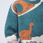 Cartoon-Little-Dinosaur-Knit-Sweater-Streetwear-Fashion