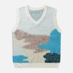 Color-Block-Jacquard-Sweater-Vest-Streetwear-Fashion-3