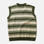 Colorblock-Stripe-Sweater-Vest-Streetwear-Fashion-5