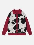 Cow-Print-Polo-Collar-Cardigan-Streetwear-Fashion-2