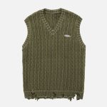 Cut-Hem-Sweater-Vest-Streetwear-Fashion