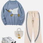 Cute-Murder-Goose-Pattern-Knit-Sweater-Streetwear-Fashion-3