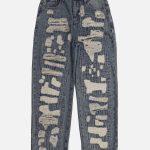 Distressed-Stitched-Patched-Jeans-Streetwear-Fashion