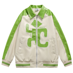 FORMEERLOVER-Green-Varsity-Jacket-Streetwear-Fashion