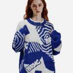 Fake-Two-Flocking-Patchwork-Sweater-Streetwear-Fashion