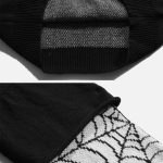 Fake-Two-Spider-Web-Jacquard-Sweater-Streetwear-Fashion