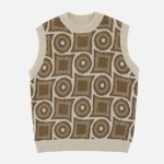 Geometric-Embroidery-Sweater-Vest-Streetwear-Fashion