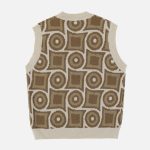 Geometric-Embroidery-Sweater-Vest-Streetwear-Fashion