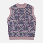 Geometric-Embroidery-Sweater-Vest-Streetwear-Fashion