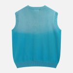 Gradient-Sweater-Vest-Streetwear-Fashion