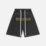 Color-Matching-Letter-Embroidery-Shorts-Streetwear-Fashion-3