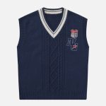 Lettered-Star-Embroidery-Sweater-Vest-Streetwear-Fashion