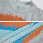 Multicolor-Patchwork-Sweater-Streetwear-Fashion