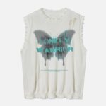 Butterfly-Print-Sweater-Vest-Streetwear-Fashion