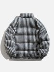 Plaid-Labeling-Winter-Coat-Streetwear-Fashion