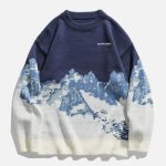 Snow-Mountain-Pattern-Sweater-Streetwear-Fashion