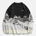 Snow-Mountain-Pattern-Sweater-Streetwear-Fashion