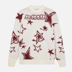 Star-Clash-Embroidery-Sweater-Streetwear-Fashion