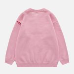 Star-Contrast-Color-Seam-Sweater-Streetwear-Fashion