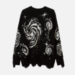 Starry-Night-Jacquard-Knit-Sweater-Streetwear-Fashion