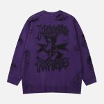 Teenage-Embroidery-Torn-Sweater-Streetwear-Fashion