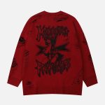 Teenage-Embroidery-Torn-Sweater-Streetwear-Fashion