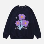 Towel-Embroidery-Flower-3D-Dimensional-Design-Sweatshirt-Streetwear-Fashion-3