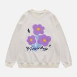 Towel-Embroidery-Flower-3D-Dimensional-Design-Sweatshirt-Streetwear-Fashion-3