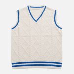 V-neck-Braided-Pattern-Sweater-Vest-Streetwear-Fashion