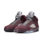 Air-Jordan-5-Retro-Burgundy-Streetwear-Fashion