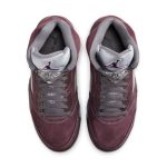 Air-Jordan-5-Retro-Burgundy-Streetwear-Fashion