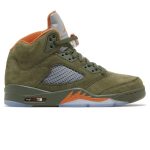 Air-Jordan-5-Retro-Olive-Streetwear-Fashion