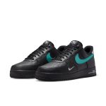 Nike-Air-Force-1-07-Low-Black-Blue-Lightning-Streetwear-Fashion