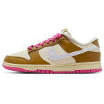 Nike-Dunk-Low-Just-Do-It-Bronzine-Pink-Streetwear-Fashion