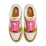 Nike-Dunk-Low-Just-Do-It-Bronzine-Pink-Streetwear-Fashion