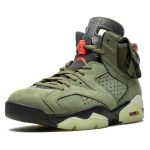 Travis-Scott-x-Air-Jordan-6-Retro-Olive-Streetwear-Fashion